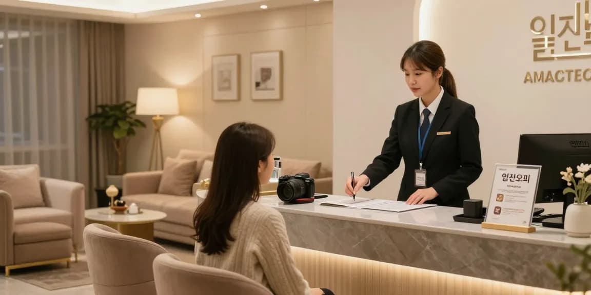 일산오피의 아늑하고 고급스러운 분위기의 휴식 공간.