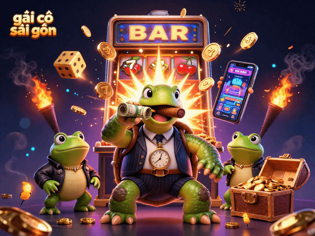 Win big with strategies in the vibrant world of gái gọi sài gòn casino scene illustration full of excitement.