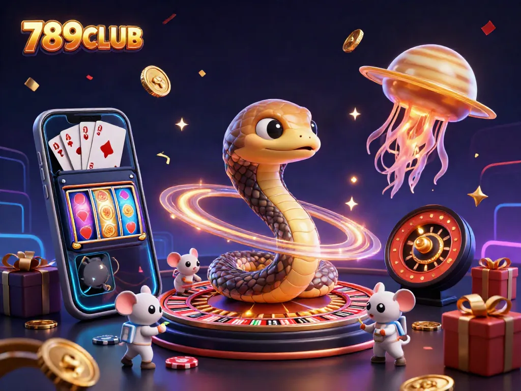 Experience thrilling gaming at 789CLUB with animated astronauts betting on cosmic roulette.