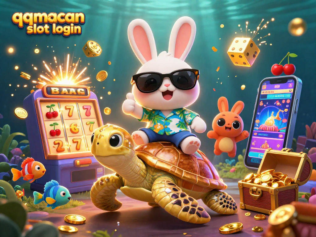 Experience thrilling moments with qqmacan slot login as the lucky rabbit celebrates a jackpot explosion!