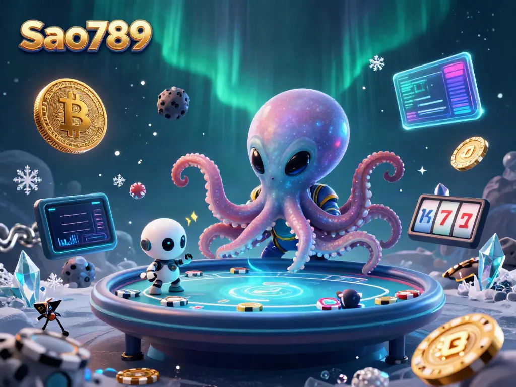 Sao789 invites players to thrilling poker games in a cosmic setting with a unique alien theme.