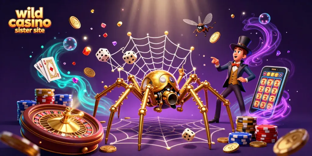 Win big at the wild casino sister site with our thrilling steampunk gaming scene!