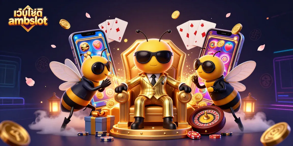 เว็บไซต์ ambslot แสดงการเล่นสล็อตออนไลน์ที่น่าตื่นเต้นในภาพ 3D สุดล้ำ