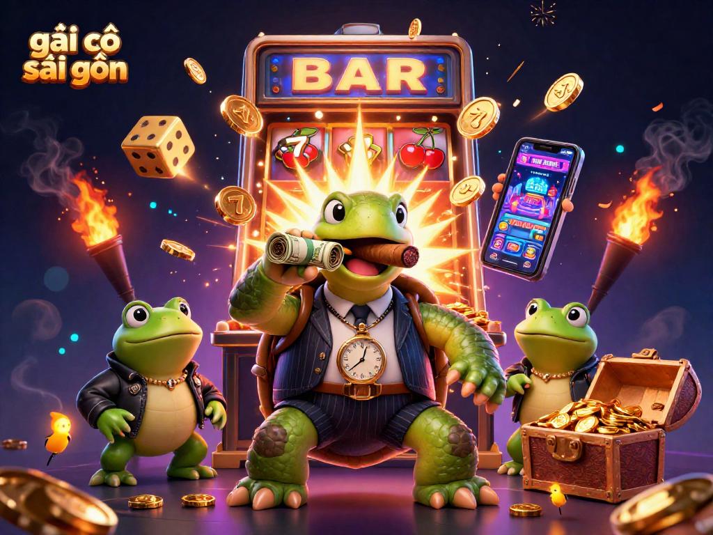 Win big with strategies in the vibrant world of gái gọi sài gòn casino scene illustration full of excitement.