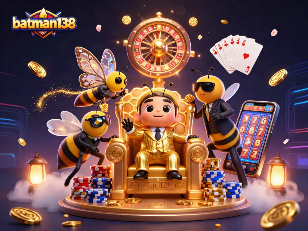 Experience thrilling action at batman138 with a cartoon casino showdown featuring a bumblebee mob boss
