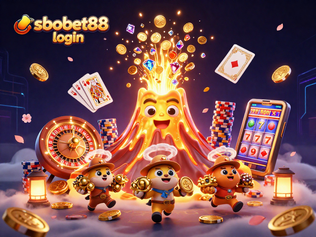Place your bets with sbobet88 login at an exciting online casino filled with treasures.