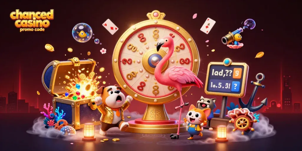 Spin the giant prize wheel with the chanced casino promo code for free coins and bonuses.