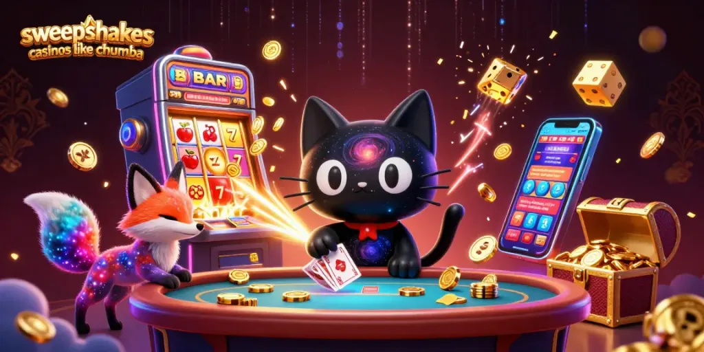 Engage with vibrant gameplay at sweepstakes casinos like chumba, featuring playful cosmic characters and thrilling animations.
