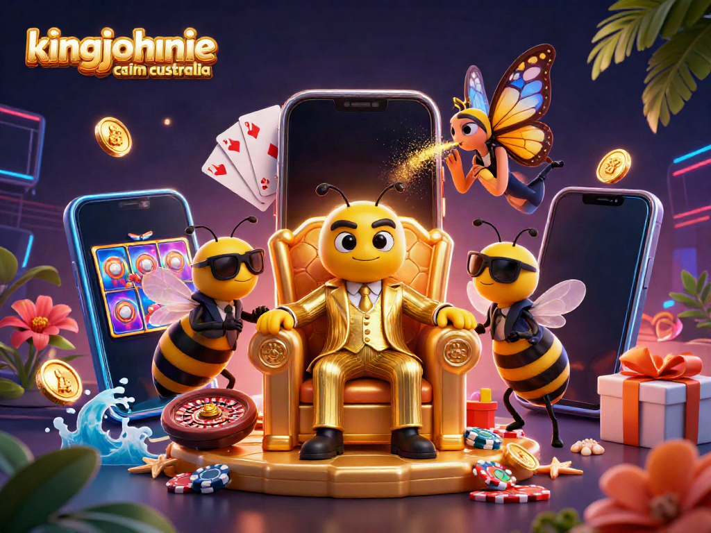 Experience the excitement at kingjohnnie casino australia with vibrant gaming elements and engaging characters.